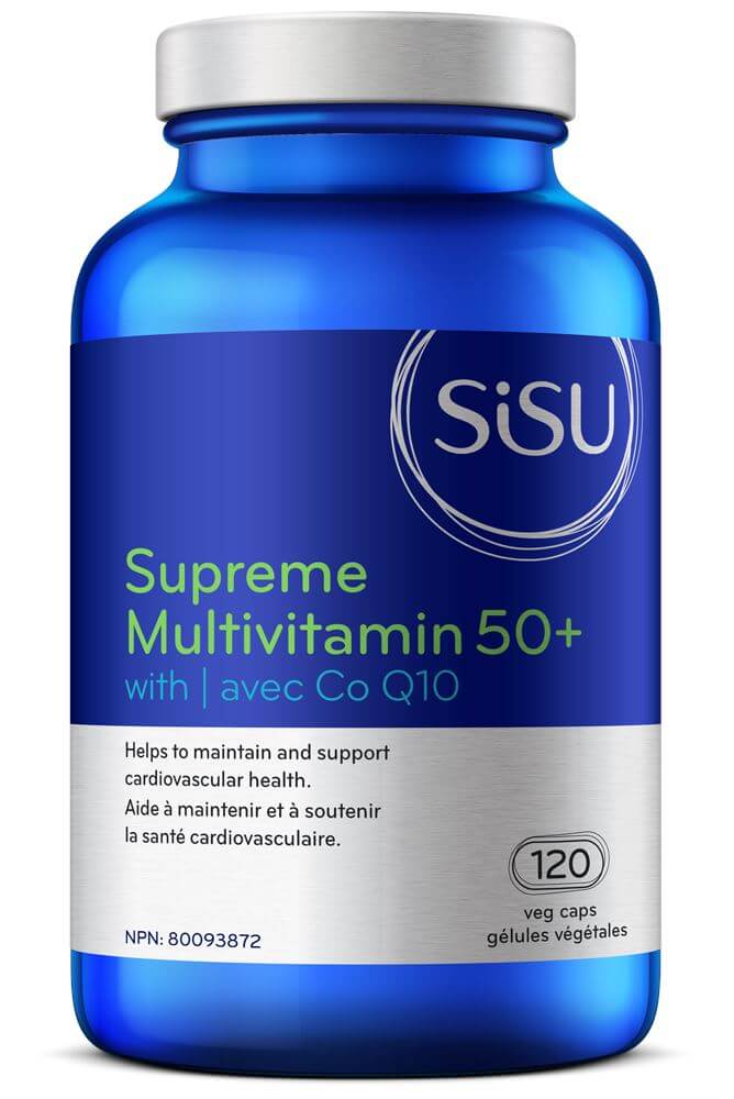 Sisu Supreme Multivitamin 50+, 120 Veg Capsules - Nutrition Plus