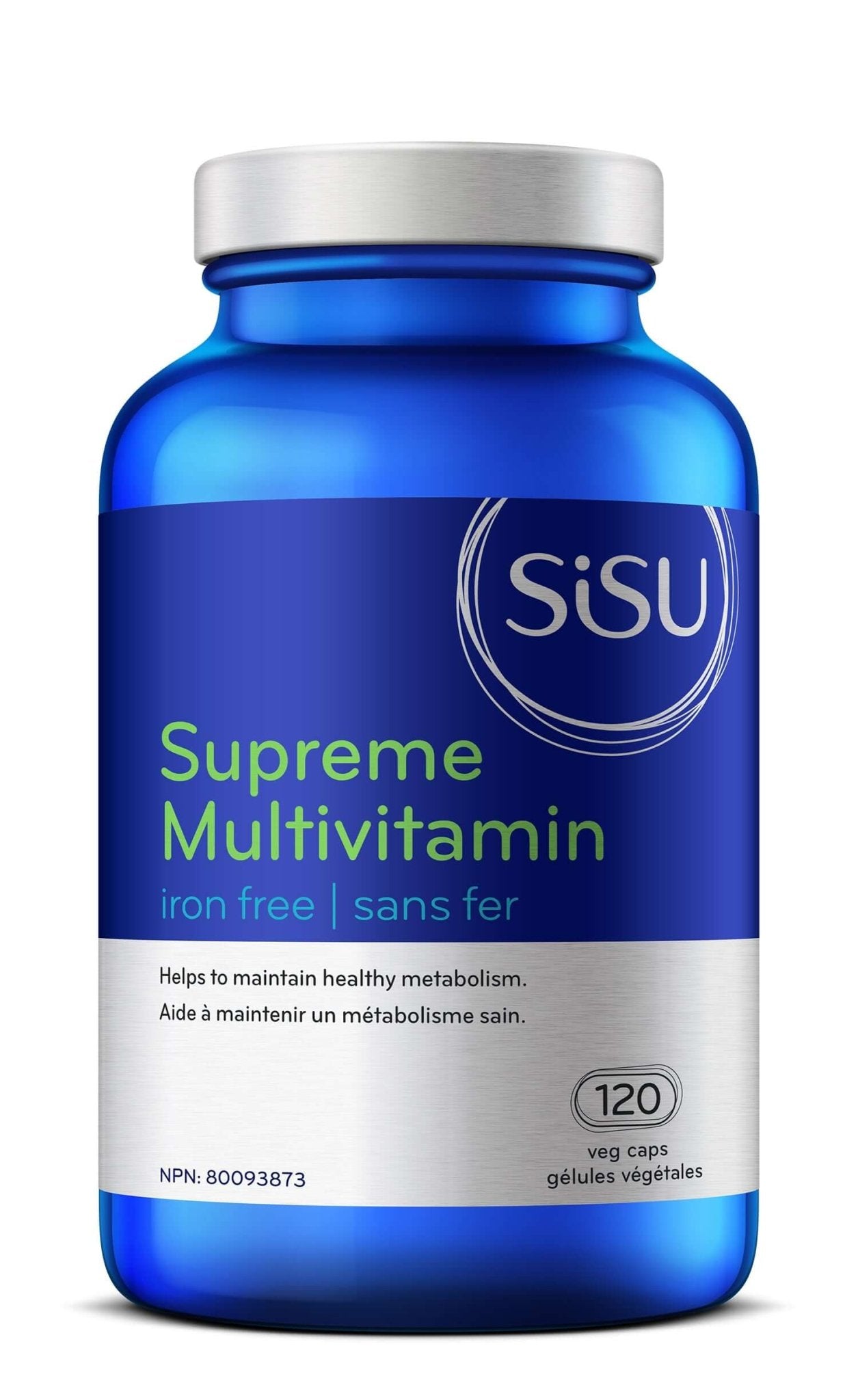 Sisu Supreme Multivitamin, Iron Free, 120 Veg Capsules - Nutrition Plus
