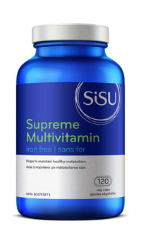Thumbnail for Sisu Supreme Multivitamin, Iron Free, 120 Veg Capsules - Nutrition Plus