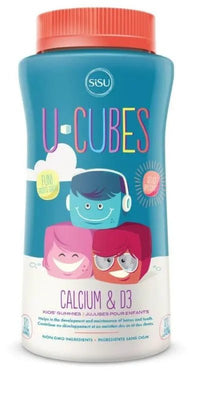 Thumbnail for Sisu U Cubes Calcium & D3 120 Gummies - Nutrition Plus