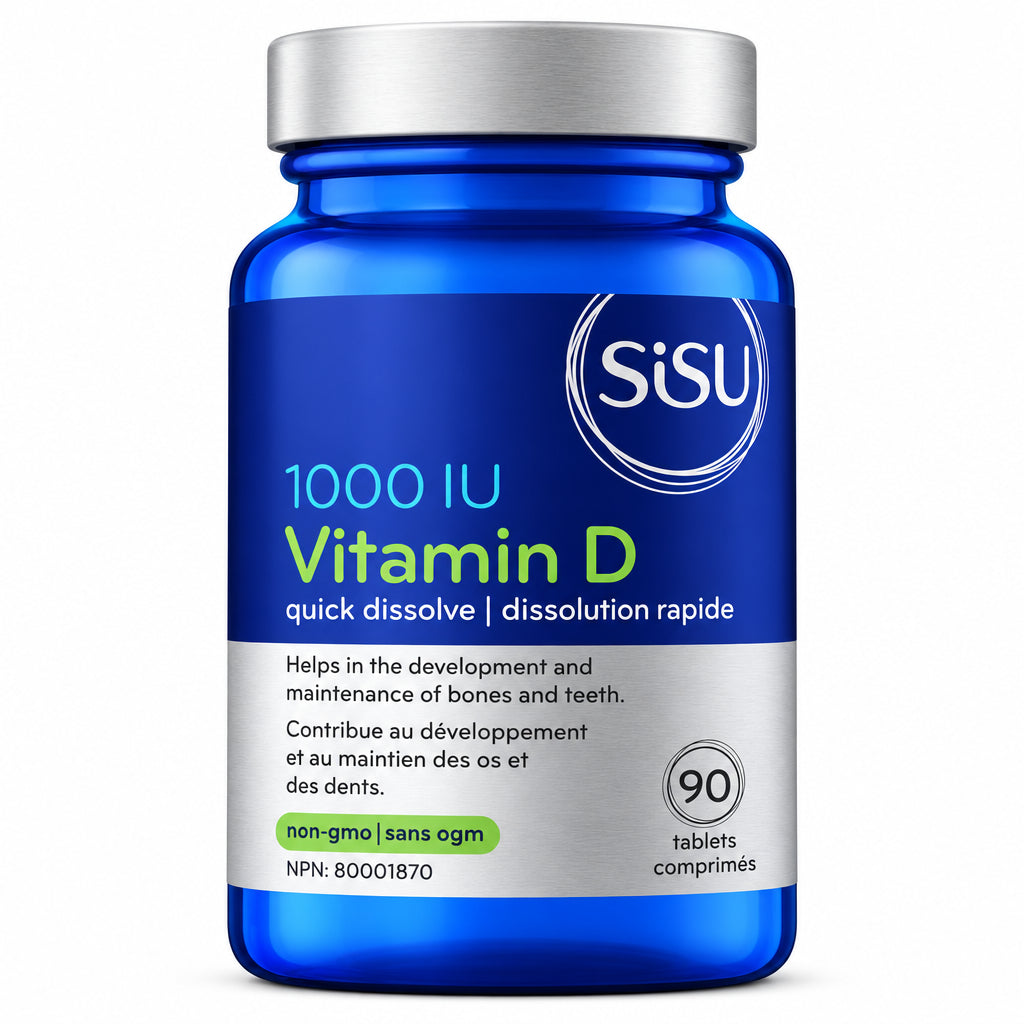 Sisu Vitamin D3 1000 IU Tablets - Nutrition Plus