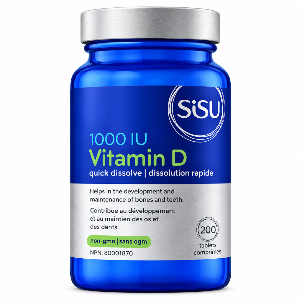 Sisu Vitamin D3 1000 IU Tablets - Nutrition Plus