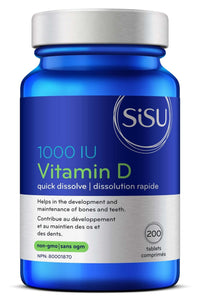 Thumbnail for Sisu Vitamin D3 1000 IU Tablets - Nutrition Plus