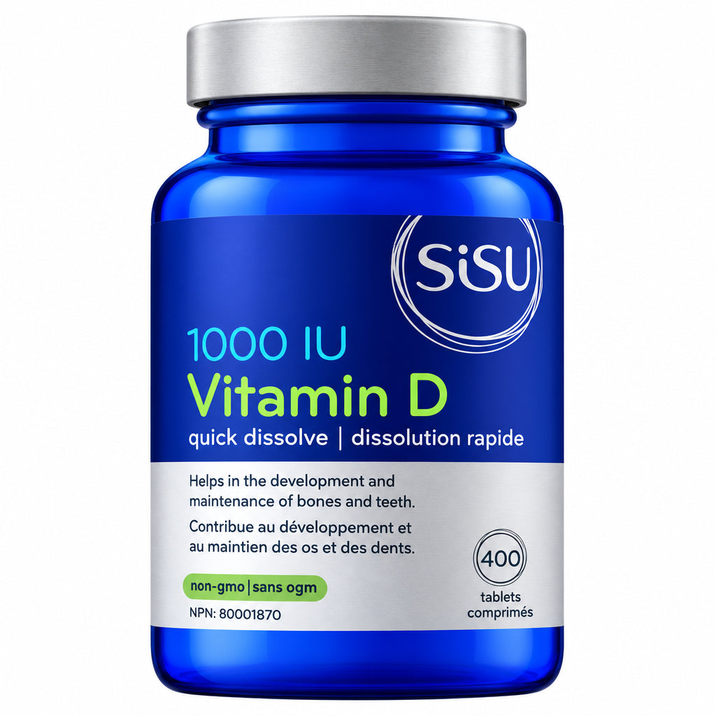 Sisu Vitamin D3 1000 IU Tablets - Nutrition Plus