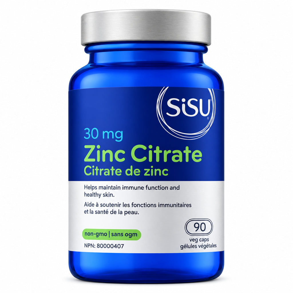 Sisu Zinc Citrate 90 Veg Capsules - Nutrition Plus