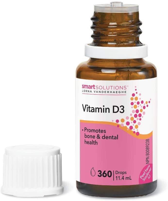 Smart Solutions Vitamin D3 Droplets 1,000 i.u. 360 Drops - Nutrition Plus