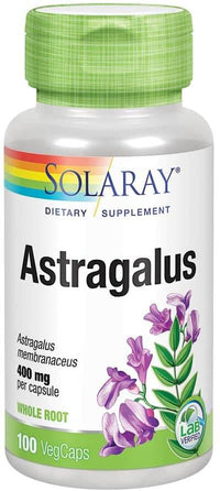 Thumbnail for Solaray Astragalus 400 mg 100 Veg Capsules - Nutrition Plus