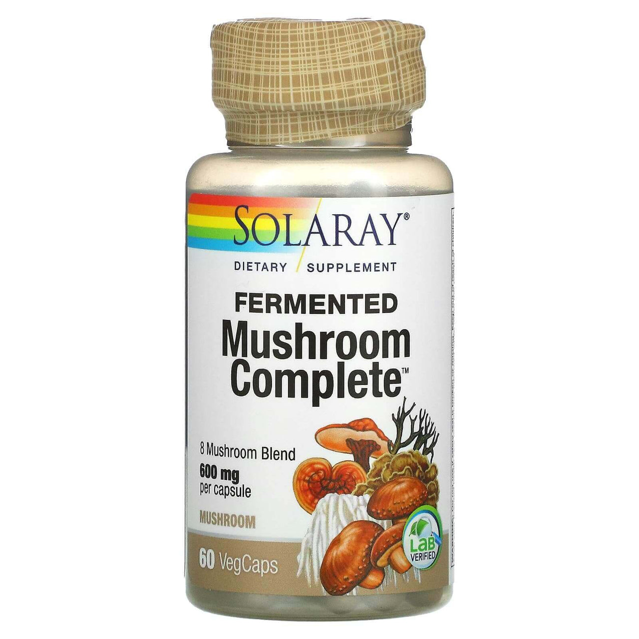 Solaray Fermented Mushroom Complete 60 Veg Capsules - Nutrition Plus