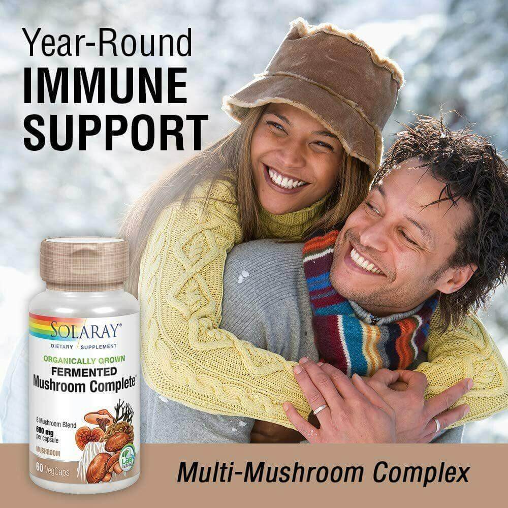 Solaray Fermented Mushroom Complete 60 Veg Capsules - Nutrition Plus