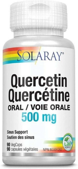 Solaray Quercetin 500mg 90 Veg Capsules - Nutrition Plus