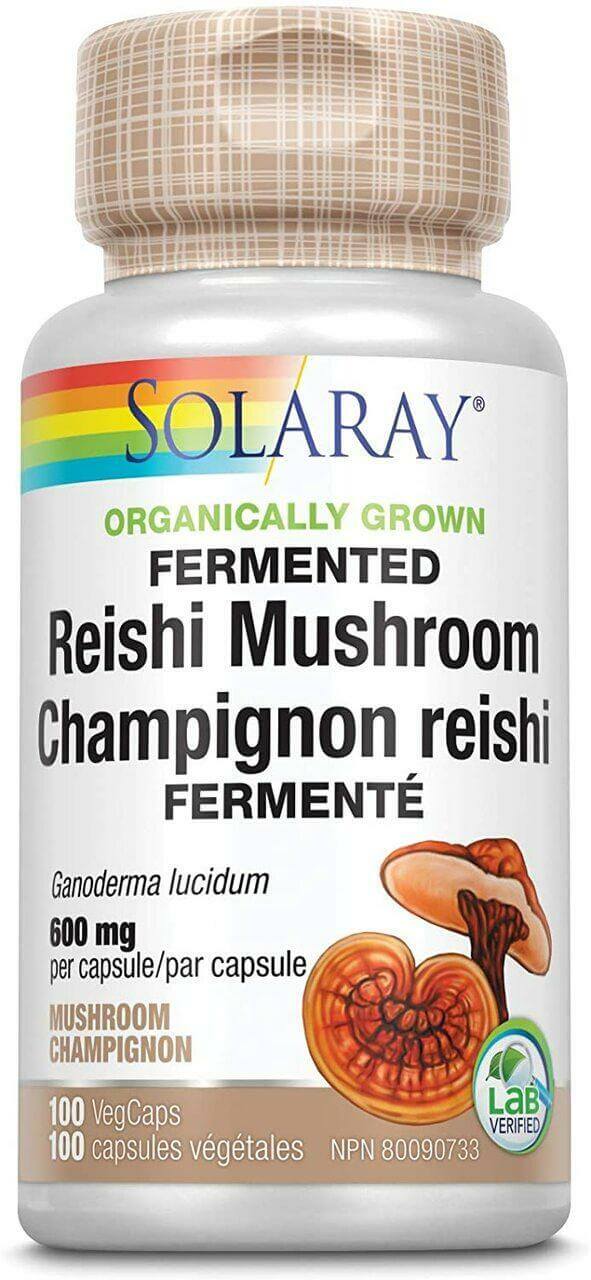 Solaray Reishi Mushroom 600mg, 100 Veg Capsules - Nutrition Plus