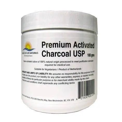 Source Of Life Premium Activated Charcoal 100 Grams Powder - Nutrition Plus