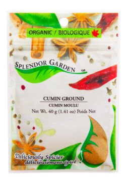 Splendor Garden Organic Cumin Ground 40 Grams - Nutrition Plus