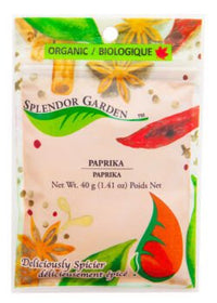 Thumbnail for Splendor Garden Organic Paprika 40 Grams - Nutrition Plus