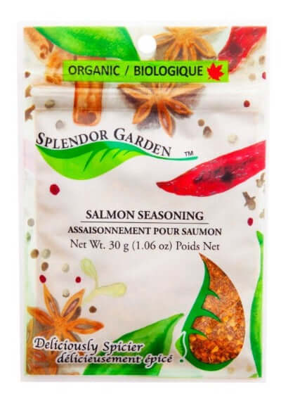 Splendor Garden Organic Salmon Seasoning 30 Grams - Nutrition Plus