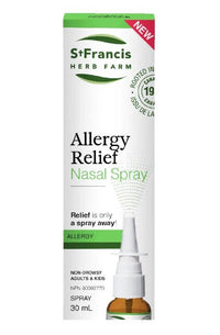 Thumbnail for St. Francis Allergy Relief Nasal Spray 30mL - Nutrition Plus
