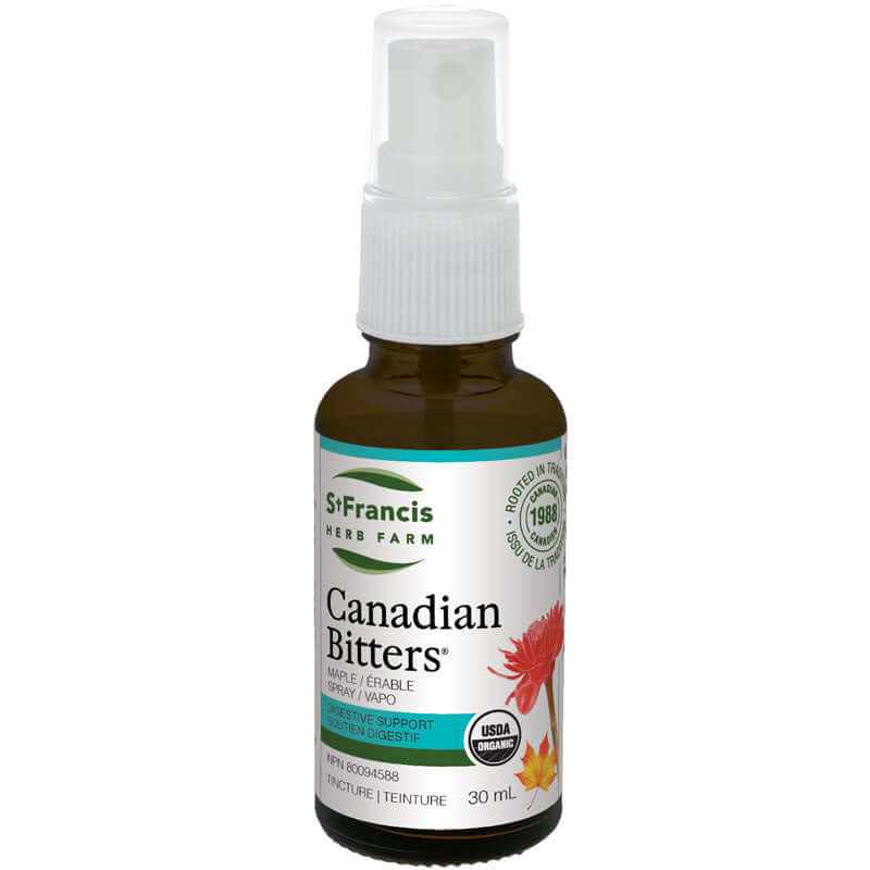 St. Francis Canadian Bitters® Maple Spray 30mL - Nutrition Plus
