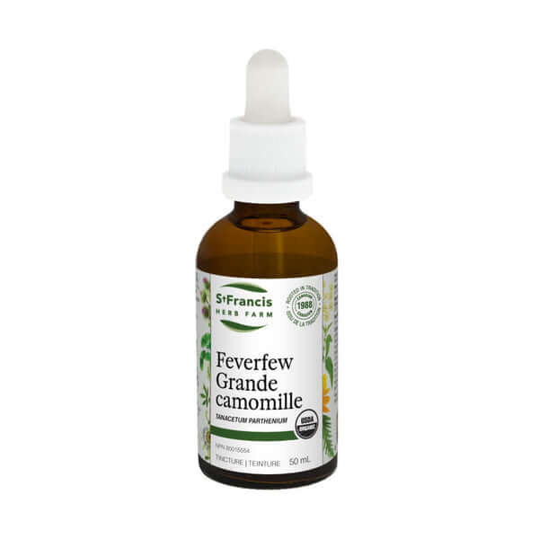 St. Francis Feverfew Tincture 50mL - Nutrition Plus