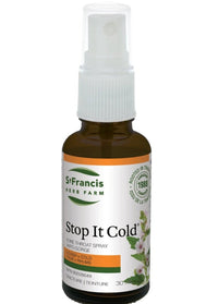 Thumbnail for St. Francis Stop It Cold® Throat Spray 30mL - Nutrition Plus