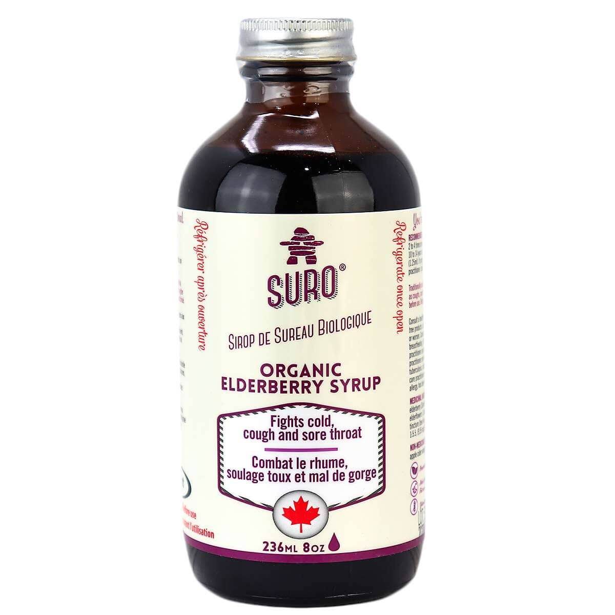 Suro Organic Elderberry Syrup 236mL - Nutrition Plus