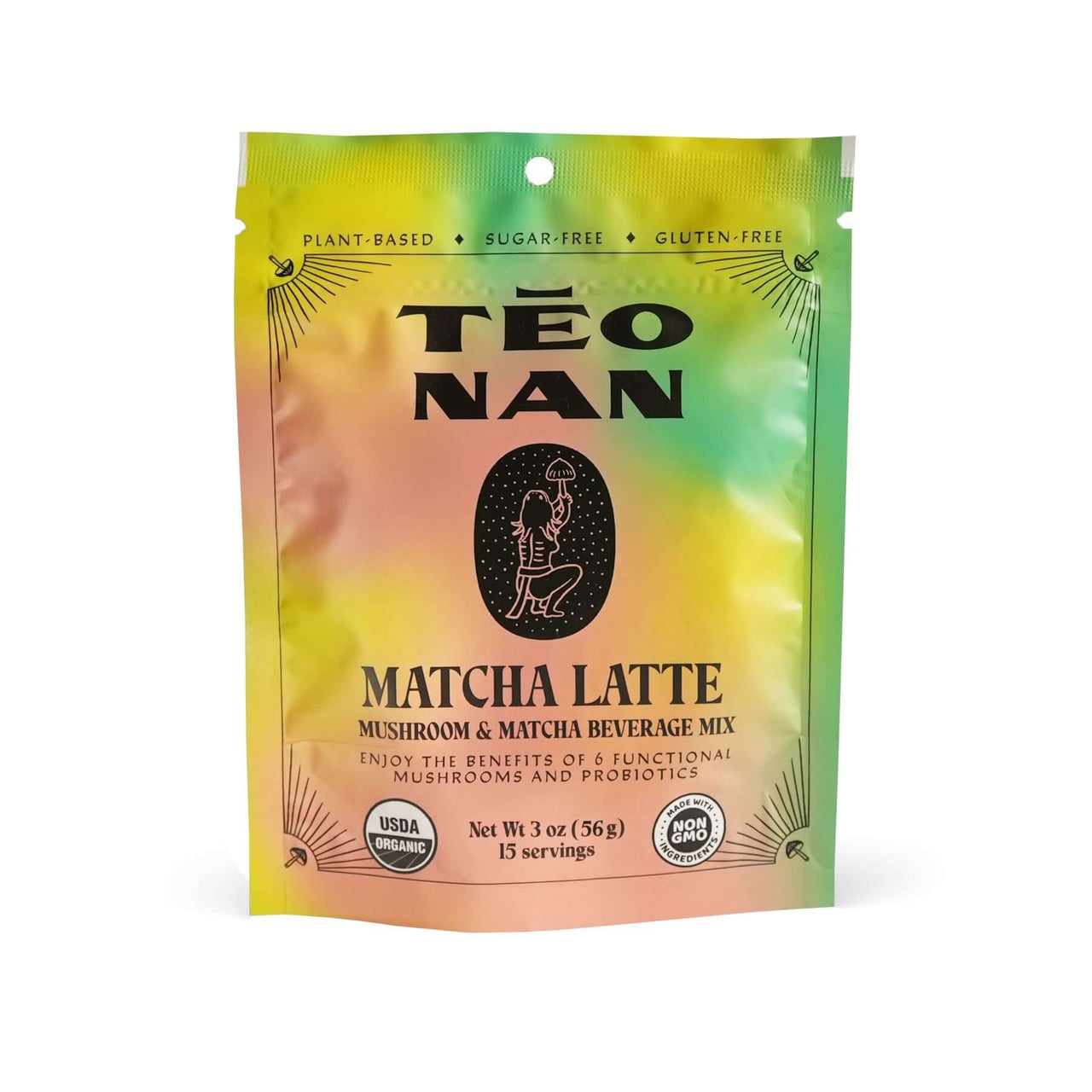 Teonan Matcha Latte - Matcha Instant, 15 Servings - Nutrition Plus