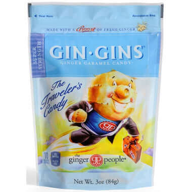 The Ginger People Gin Gins Super Strength Ginger Candy 84 Grams - Nutrition Plus