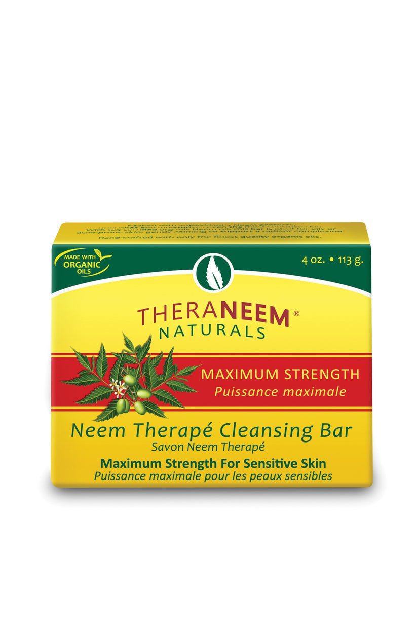 Theraneem Naturals Maximum Strength Neem Oil Cleansing Bar 113 Grams - Nutrition Plus