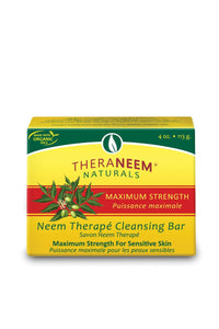 Thumbnail for Theraneem Naturals Maximum Strength Neem Oil Cleansing Bar 113 Grams - Nutrition Plus