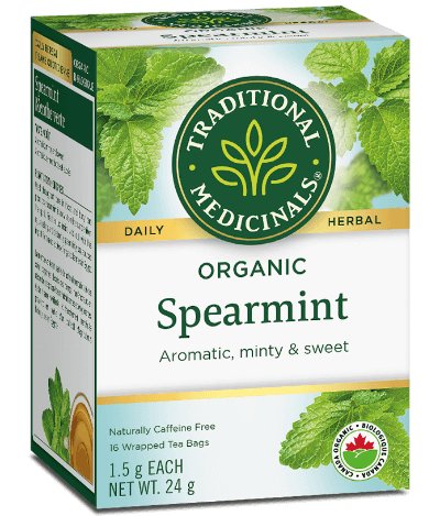 Traditional Medicinal Organic Spearmint 16 Bags - Nutrition Plus