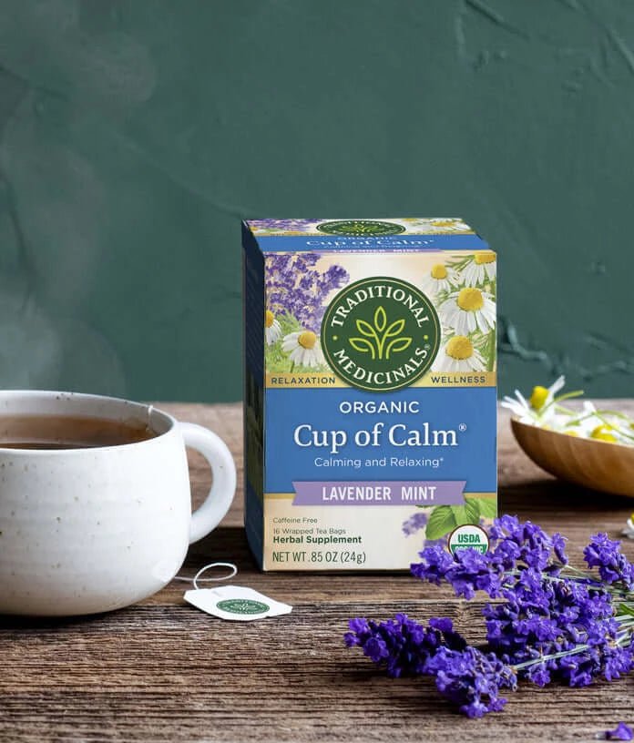 Traditional Medicinals - Organic Cup of Calm® Tea, 16 Bags - Nutrition Plus