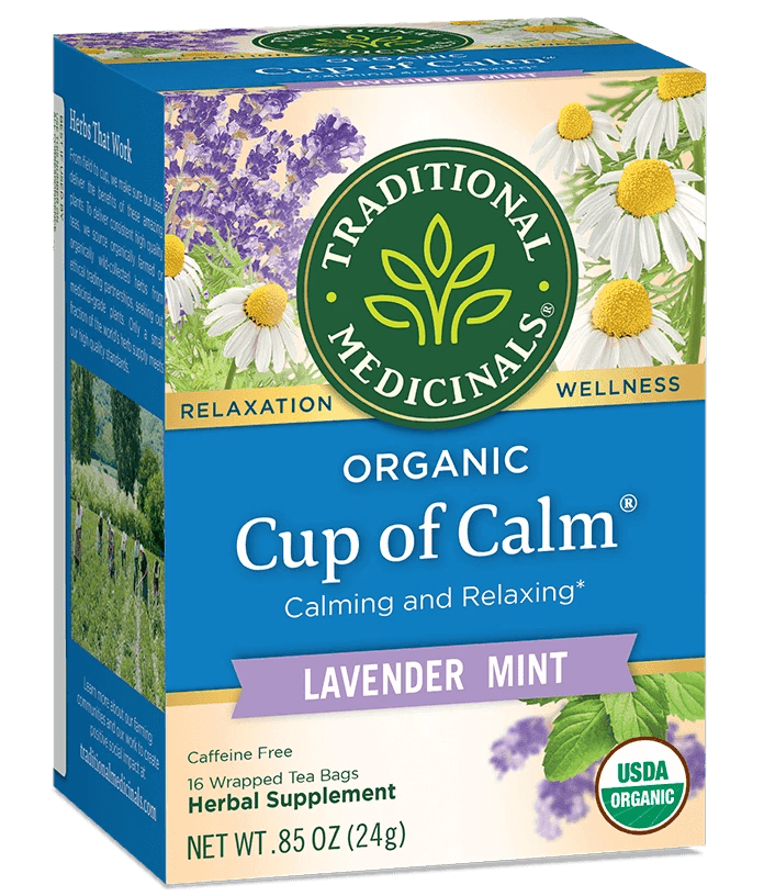Traditional Medicinals - Organic Cup of Calm® Tea, 16 Bags - Nutrition Plus