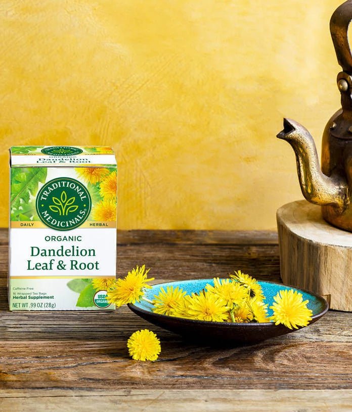 Traditional Medicinals - Organic Dandelion Leaf & Root Tea, 16 Bags - Nutrition Plus