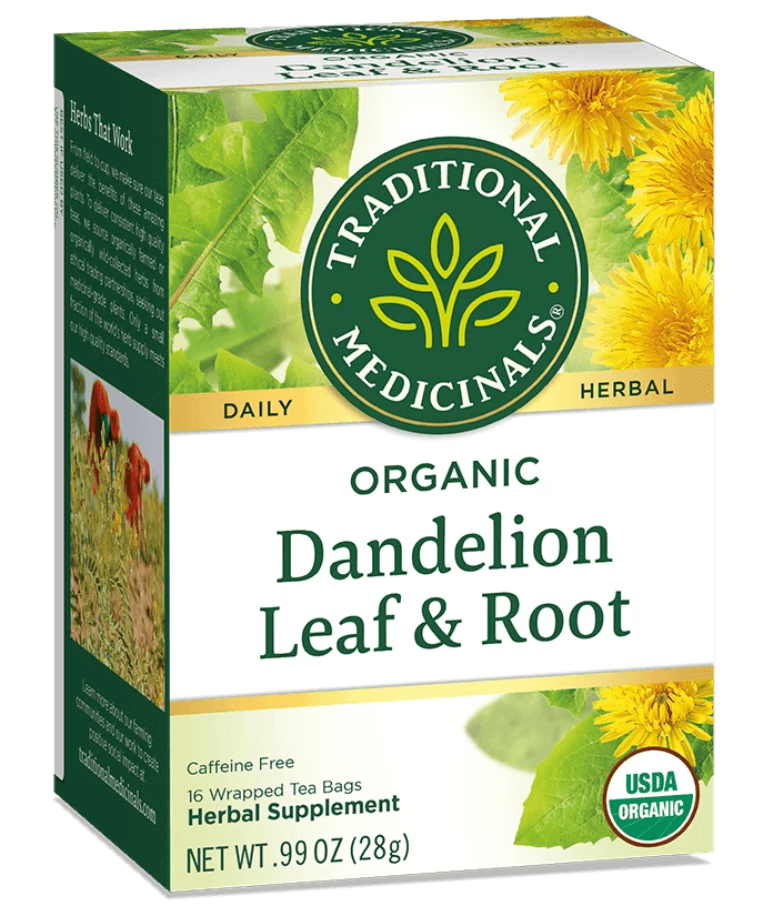 Traditional Medicinals - Organic Dandelion Leaf & Root Tea, 16 Bags - Nutrition Plus