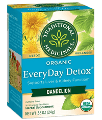 Thumbnail for Traditional Medicinals - Organic Everyday Detox, Dandelion, 16 Bags - Nutrition Plus