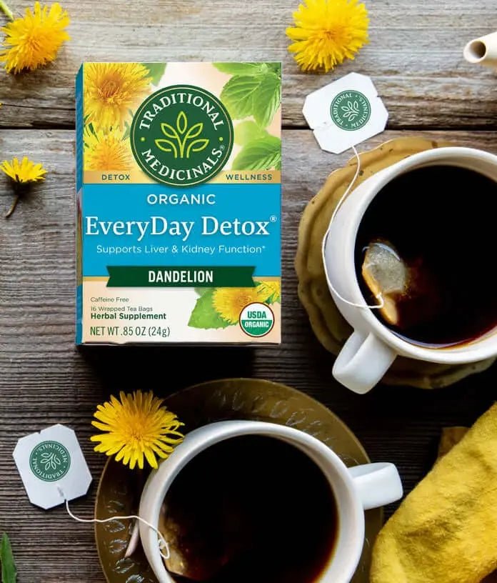 Traditional Medicinals - Organic Everyday Detox, Dandelion, 16 Bags - Nutrition Plus