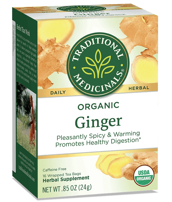 Traditional Medicinals - Organic Ginger Tea, 16 Bags - Nutrition Plus