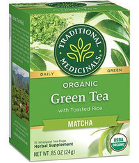 Thumbnail for Traditional Medicinals Organic Green Tea Matcha 16 Tea Bags - Nutrition Plus