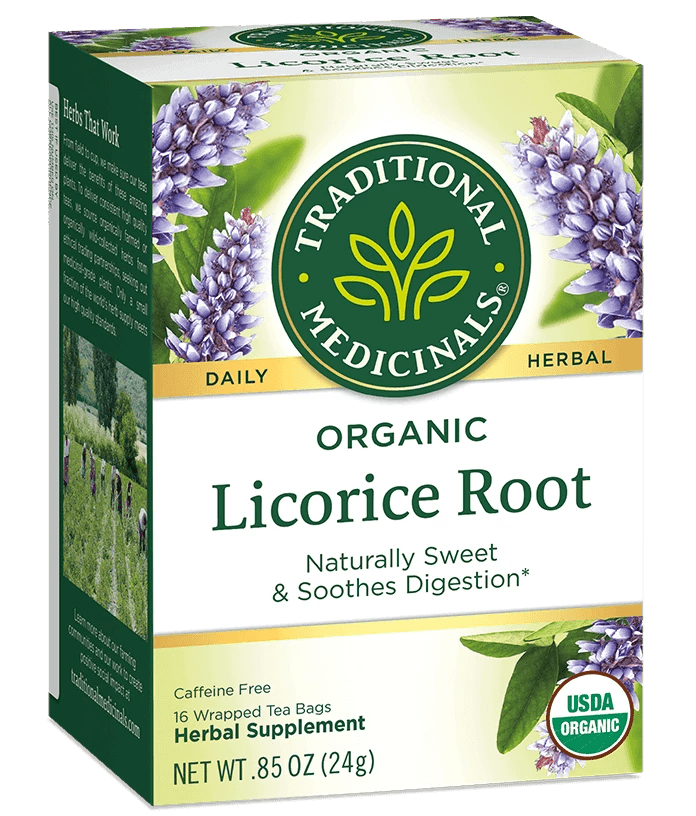 Traditional Medicinals - Organic Licorice Root Tea, 16 Bags - Nutrition Plus