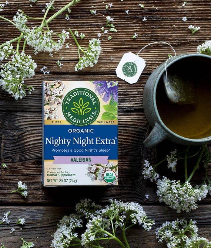 Traditional Medicinals - Organic Nighty Night Extra® Tea, 16 Bags - Nutrition Plus