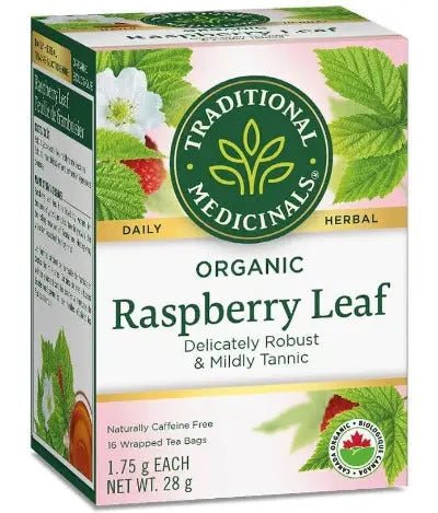 Traditional Medicinals Organic Raspberry Leaf Tea 16 Tea Bags - Nutrition Plus