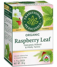 Thumbnail for Traditional Medicinals Organic Raspberry Leaf Tea 16 Tea Bags - Nutrition Plus
