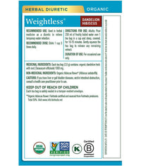 Thumbnail for Traditional Medicinals - Organic Weightless® Dandelion Hibiscus Tea, 16 Bags - Nutrition Plus