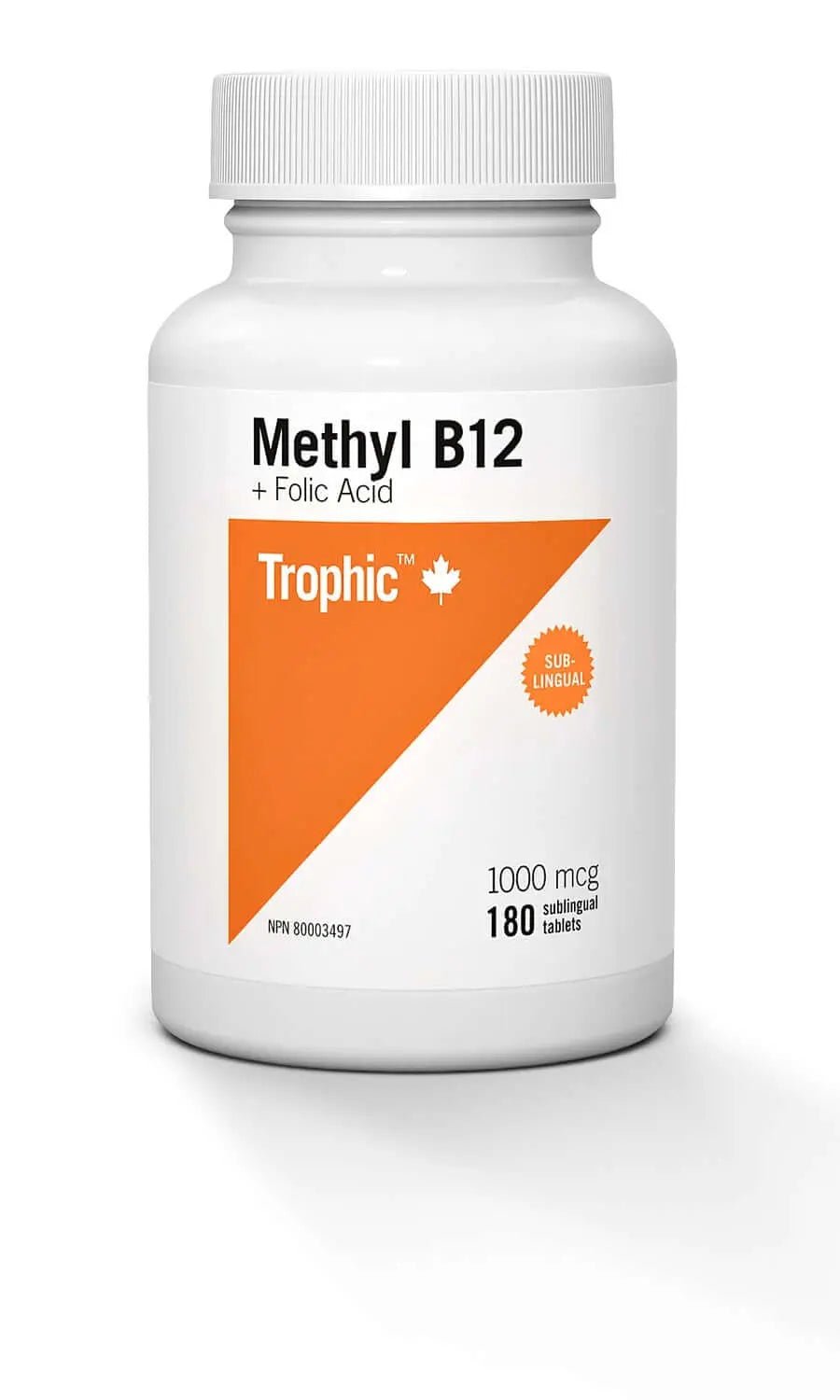 Trophic B12 1,000 mcg Sublingual Tablets - Nutrition Plus