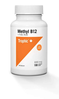 Thumbnail for Trophic B12 1,000 mcg Sublingual Tablets - Nutrition Plus