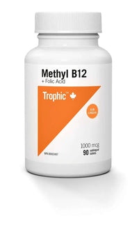 Thumbnail for Trophic B12 1,000 mcg Sublingual Tablets - Nutrition Plus