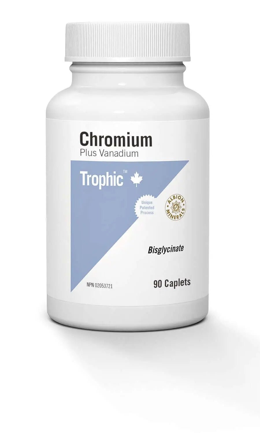 Trophic Chromium & Vanadium 90 Caplets - Nutrition Plus