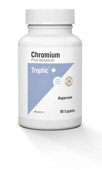 Thumbnail for Trophic Chromium & Vanadium 90 Caplets - Nutrition Plus