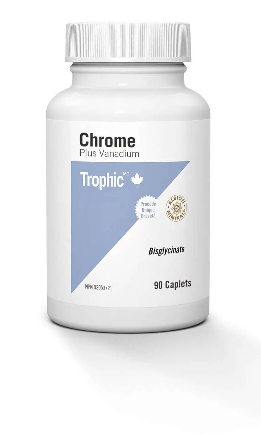 Trophic Chromium & Vanadium 90 Caplets - Nutrition Plus