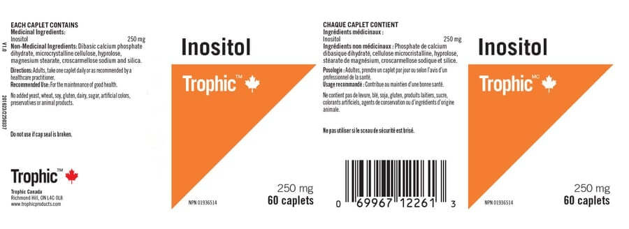 Trophic Inositol 60 Caplets - Nutrition Plus