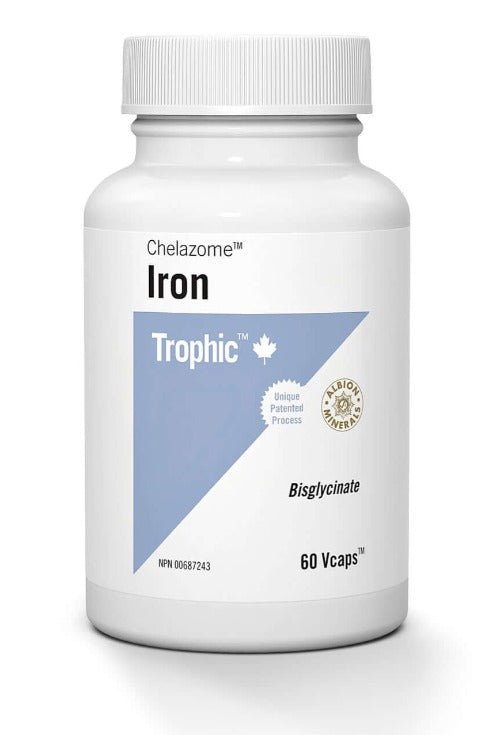 Trophic Iron Chelazome 60 Veg Capsules - Nutrition Plus